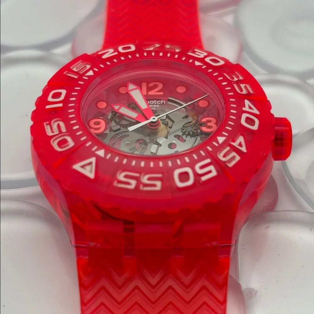 Swatch Watch - SUUP100 - DEEP BERRY